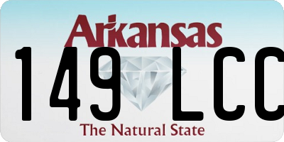 AR license plate 149LCC