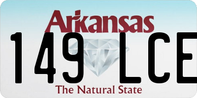 AR license plate 149LCE