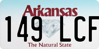 AR license plate 149LCF