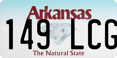 AR license plate 149LCG