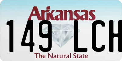 AR license plate 149LCH