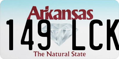 AR license plate 149LCK