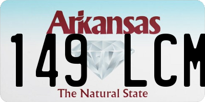 AR license plate 149LCM