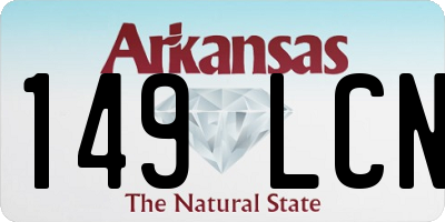 AR license plate 149LCN