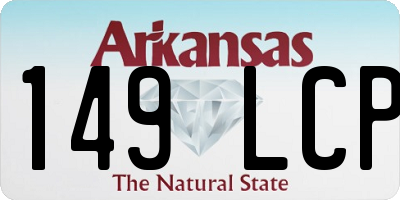 AR license plate 149LCP