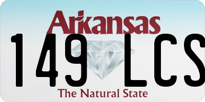 AR license plate 149LCS