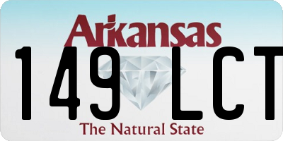 AR license plate 149LCT