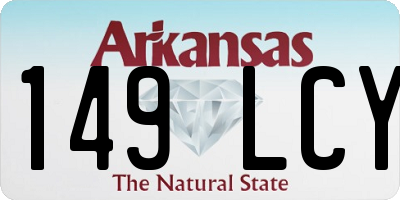 AR license plate 149LCY