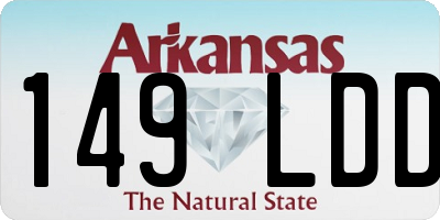 AR license plate 149LDD