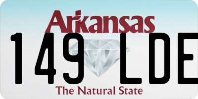 AR license plate 149LDE