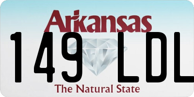 AR license plate 149LDL