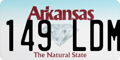 AR license plate 149LDM