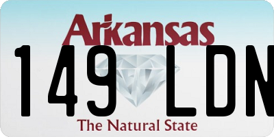 AR license plate 149LDN