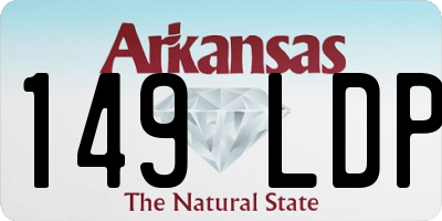 AR license plate 149LDP
