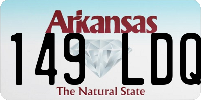 AR license plate 149LDQ