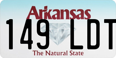 AR license plate 149LDT