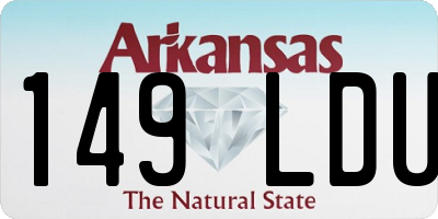 AR license plate 149LDU
