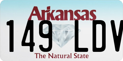 AR license plate 149LDV