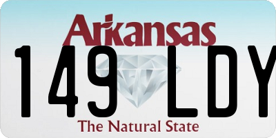AR license plate 149LDY
