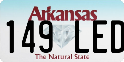 AR license plate 149LED