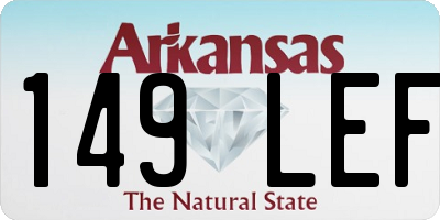 AR license plate 149LEF