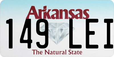 AR license plate 149LEI