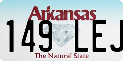 AR license plate 149LEJ