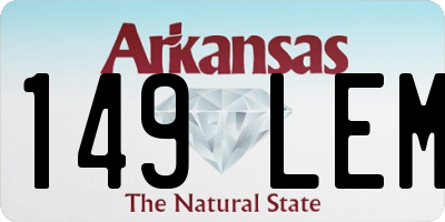 AR license plate 149LEM