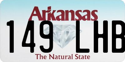 AR license plate 149LHB