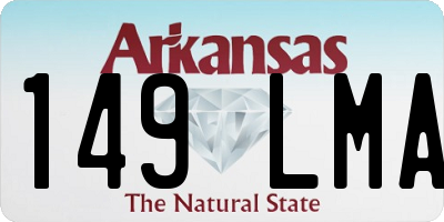 AR license plate 149LMA