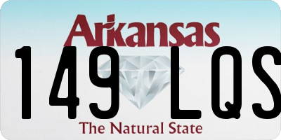 AR license plate 149LQS