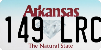 AR license plate 149LRC