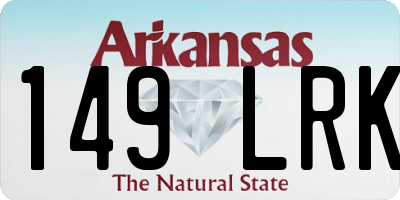 AR license plate 149LRK