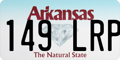 AR license plate 149LRP