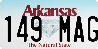 AR license plate 149MAG