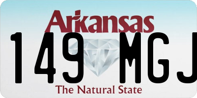 AR license plate 149MGJ