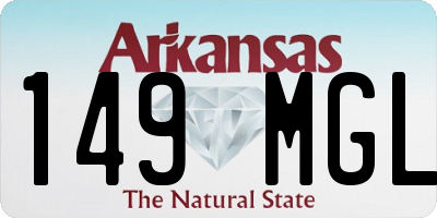 AR license plate 149MGL