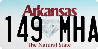 AR license plate 149MHA