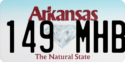 AR license plate 149MHB