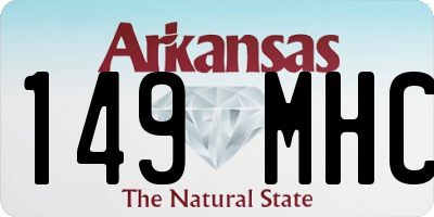 AR license plate 149MHC