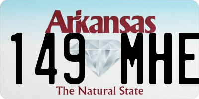AR license plate 149MHE
