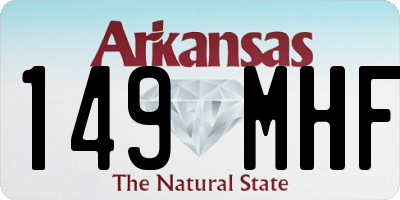 AR license plate 149MHF