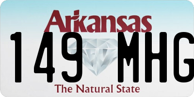 AR license plate 149MHG