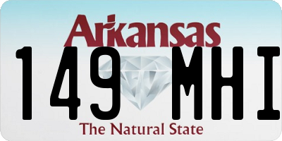 AR license plate 149MHI
