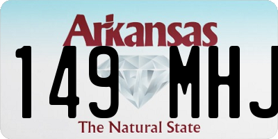AR license plate 149MHJ
