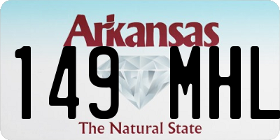 AR license plate 149MHL