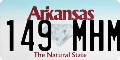 AR license plate 149MHM