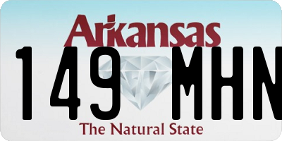 AR license plate 149MHN