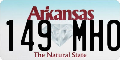 AR license plate 149MHO