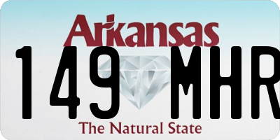 AR license plate 149MHR